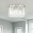 thumbnail image 2 of Livex Lighting Ashton Ceiling Mount in Brushed Nickel, 2 of 9