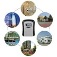 thumbnail image 2 of MesaSe Aluminum Alloy Password Key Box Lock Box Storage Box Door Security Lock Box 4 Bit Password, 2 of 9