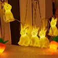 thumbnail image 5 of USB Easter Bunny Carrot Fairy String Lights – 1.5/3/6m Decorative LED Lights for Indoor Home Mantle Balcony Party Decor, 5 of 6