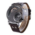 thumbnail image 3 of Oulm Watch Two Time Zone Man Relojes de cuarzo Brand OULM natural, 3 of 7