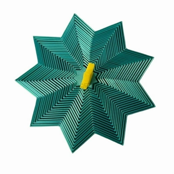 1pc 3D Printed Christmas Tree Fractal Fidget Expanded Ornament Playing Sensory Fidget Star Whirling Home Festival Decoration Gifts