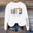 thumbnail image 3 of Christian Sweatshirts for Women 2025 Long Sleeve Crewneck Bible Verse Sweatshirt Pullover Tops Fall Winter Outfits, 3 of 4