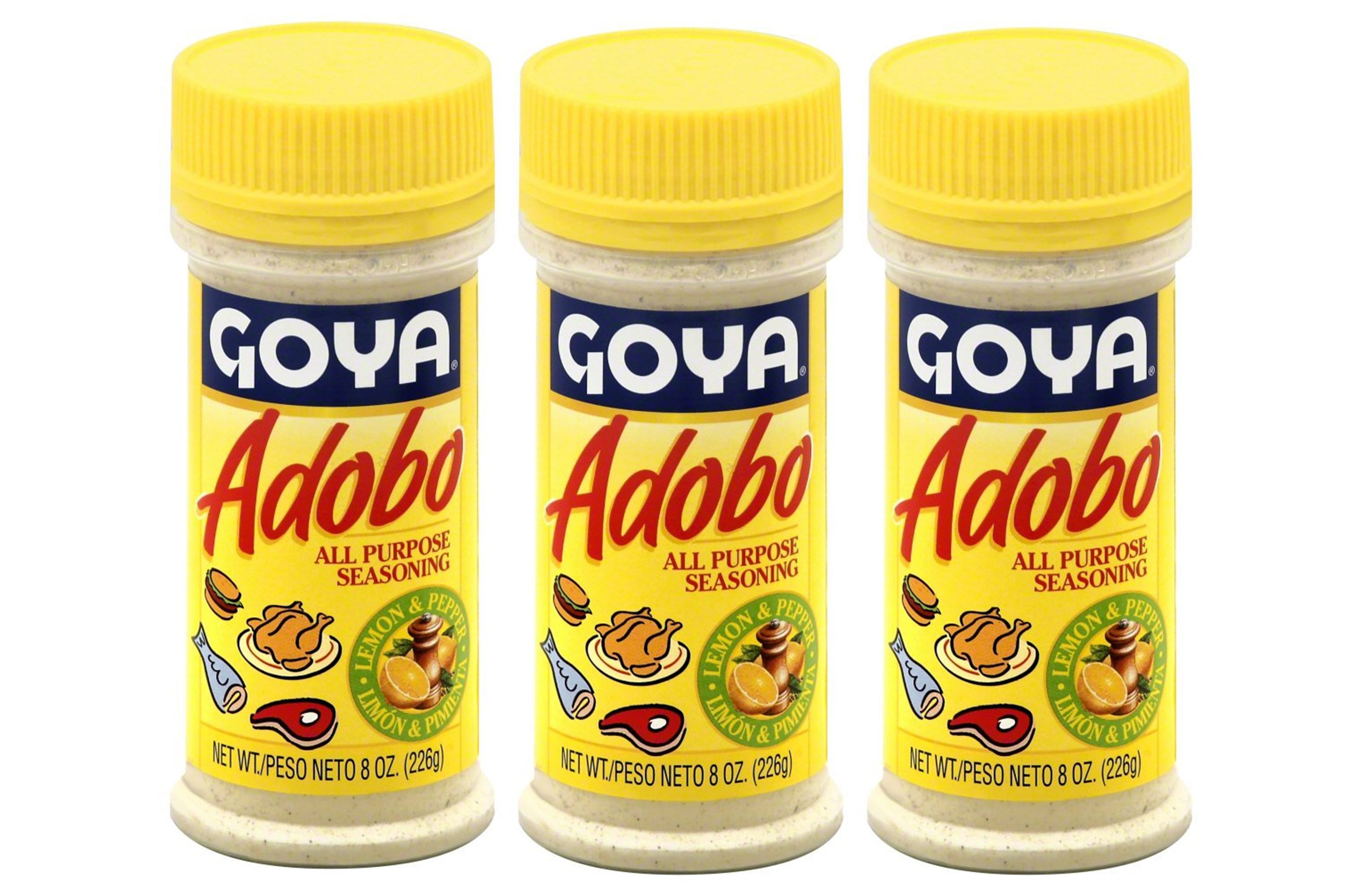 Adobo Goya Seasoning With Pepper and Lemon. 8 oz Pack of 3 Walmart