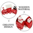 thumbnail image 4 of TEHAUX 1 Set Wooden Train Toy Creative Desktop Ornament For Christmas Party Props, 4 of 4