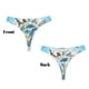 thumbnail image 3 of Balery World Travel Tangas de Algodón para Mujer con Estampado – Ropa Interior Sexy, Transpirable, G-string-Large, 3 of 6