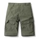 thumbnail image 1 of pstuiky Pantalones cortos para hombre, Pantalones cortos cargo casuales de moda para hombre, con bolsillos y botones, cintura elástica Pantalones cortos de baloncesto, 1 of 9