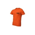 thumbnail image 4 of Men's Staff Short Sleeve T-Shirt BB, Chest Print, Orange-Black, 2X-Large, 4 of 4