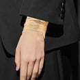 thumbnail image 2 of Women Cuff Bracelet Wide Personalized Retro Decorative Open Bracelet Cuff Bangle, 2 of 10