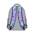 thumbnail image 3 of Butterfly and Blue Purple Pattern Backpack for School, Cute School Bag with Adjustable Shoulder Straps and Padded Back, 15.3"x11"x6.7", 3 of 5