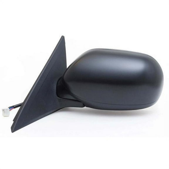 71512U - Fit System Driver Side Mirror for 08-11 Subaru Impreza, 08-12 Impreza WRX, black, PTM cover, foldaway, Power