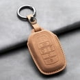 thumbnail image 2 of Leather Car Key Case Cover Keychain For Toyota CHR Hilux Fortuner Land Prius Cruiser 200 Camry Corolla Crown RAV4 Highlander, 2 of 10