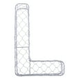 thumbnail image 2 of S SERENABLE Alphabet L Shape Iron Wire Frame Plant Pot Stand Wedding Garden L, 2 of 9