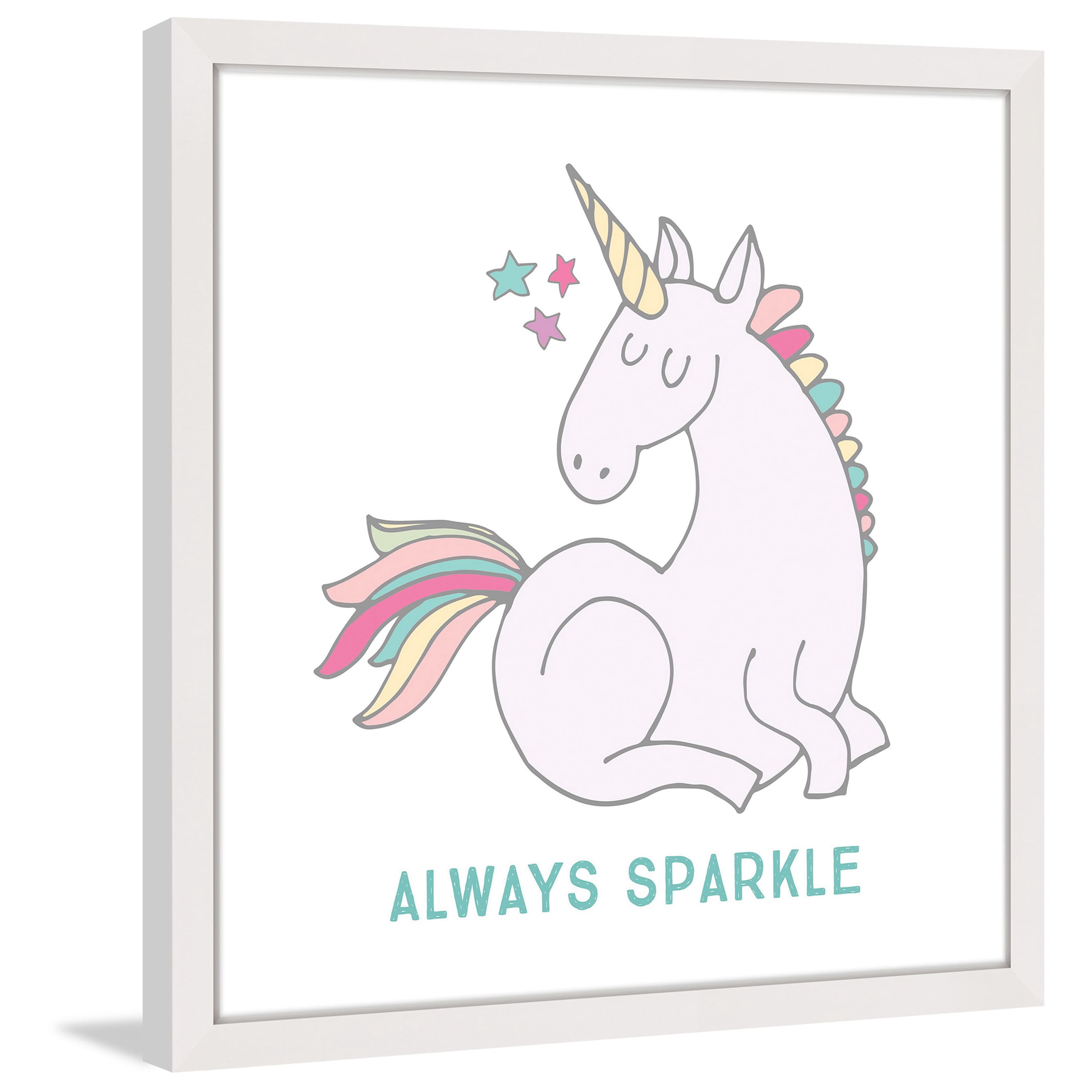 Marmont Hill "Always Sparkle" by Shayna Pitch Framed Painting Print