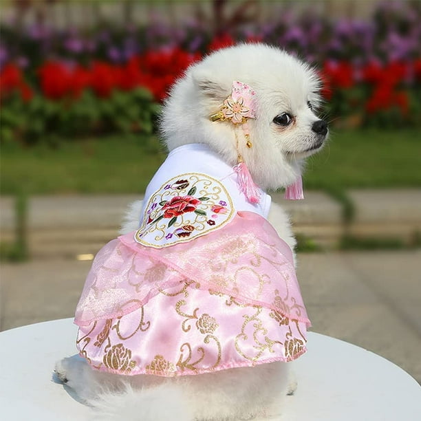 2 Packs Dog Dresses for Girls Dog Dresses for Medium Dogs Girl Dog Dresses for Large Dogs Girl Cats and Dog Wedding Dress Puppy Clothes for Small Dogs Girl Dog Tutu Medium