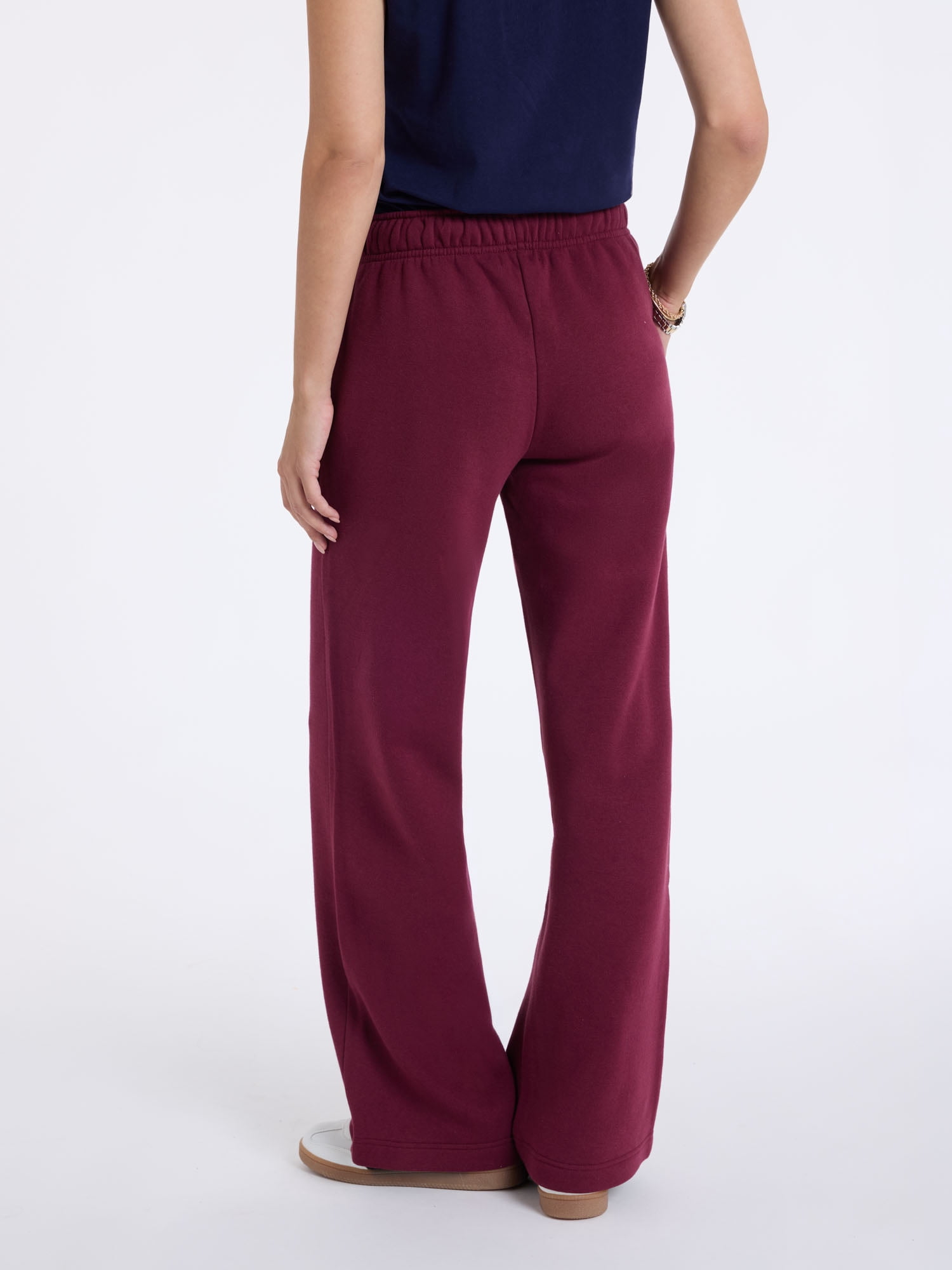 U.S. Polo Assn. Women's Fleece Wide Leg Pant
