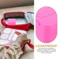 thumbnail image 2 of FELTECHELECTR 2Pcs Travel Salad Dressing Containers Pink Round For Outdoor Use, 2 of 8