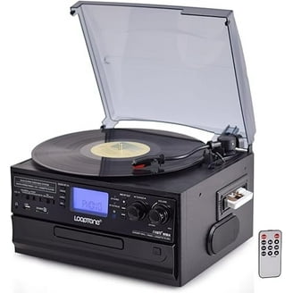 Teac LP-R550USB Walnut CD Recorder, Cassette Turntable with AM/FM
