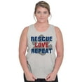 thumbnail image 4 of Rescue Love Repeat Pet Adoption Dog Tank Top T Shirts Men Women Brisco Brands S, 4 of 6