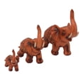 thumbnail image 2 of Adornos de resina de elefante, 3 piezas Figuras de elefante Figuras de elefante Estatua de elefante Diseño fácil de usar, 2 of 8