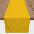thumbnail image 3 of Creative Products Solid Color Yellow 16x72 Poly Twill Table Runner, 3 of 3