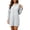 07# Gray, variant on UKHCCC Dress for Women Loose Fit Long Sleeve Shift with Pockets Casual Flowy A-Line Midi Length Soft Cotton Solid Color Work Office Daily S-2XL