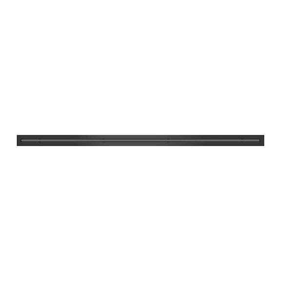 BUILDMART - 72 Linear Slot Diffuser - 1 Slot - Single Slot - Black Decorative Aluminum Air Vent - Heating and Cooling Modern AC Vent Cover for Ceiling, Walls Floors - Texas Buildmart