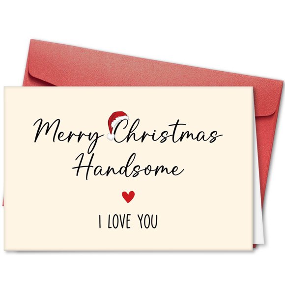 Tarjeta de Navidad hvdler Romántica y Atractiva para el Amor en las Fiestas