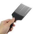 thumbnail image 3 of EeaseCA 3pcs Large Wide Tooth Comb Hair Detangling Comb Hairdressing Rake Combs Slick Styling Hair Brushes (Black), 3 of 8