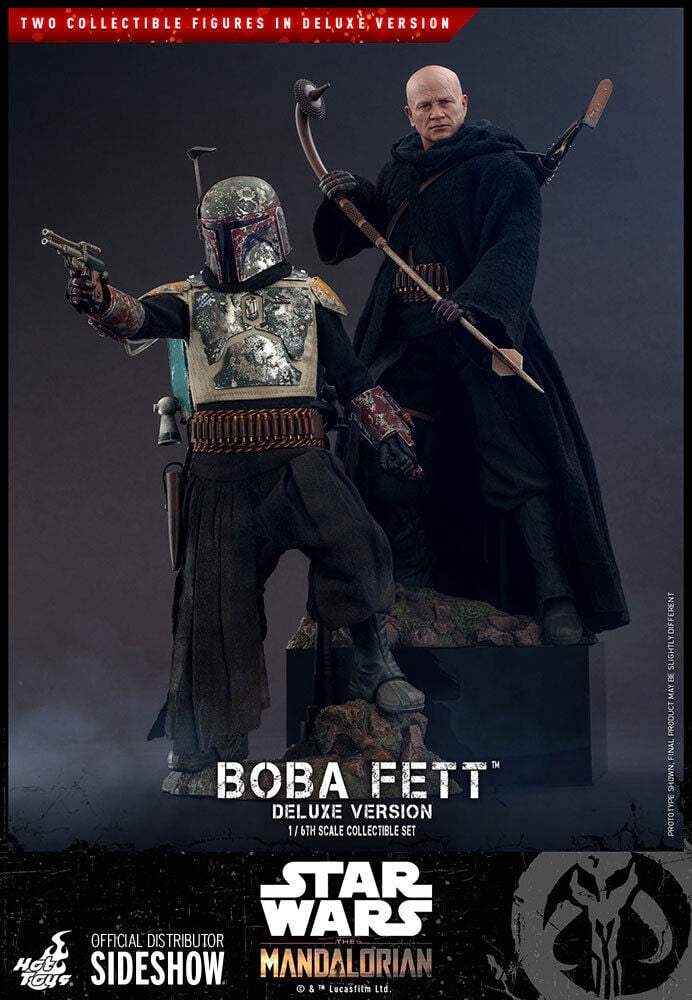 Star Wars The Mandalorian Boba Fett Collectible Figure (Deluxe Version)