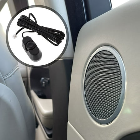 LEORX Car Subwoofer Inline Volume Control Black Automotive Accessory