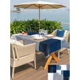 thumbnail image 6 of 54x80 Inch Outdoor Tablecloth with Umbrella Hole Zipper Rectangle Abstract Blue Rectangular Tablecloths Outside Waterproof Vintage Grey White Mottled Paint Art Patio Table Cover for Picnic Party, 6 of 8