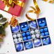 thumbnail image 1 of Adornos navideños, bolas colgantes navideñas de colores, adornos irrompibles para fiestas, suministros para árboles de Navidad, 40 luces decorativas., 1 of 7