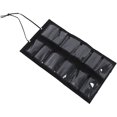 thumbnail image 1 of Raindrops Karate Belt Display Rack Wall Organizer with Multiple Pockets for Belt and Medal Storage Black, 1 of 6