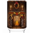thumbnail image 4 of Cheapark Christmas Printed Shower Curtain - Waterproof Polyester Curtain for Bathroom Holiday Decor, 4 of 6