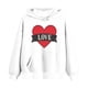thumbnail image 5 of Sudadera con capucha para niños, cuello redondo, manga larga, ropa de abrigo para niños de talla mediana y grande, jersey, blusa de poliéster para niños, 5 of 5