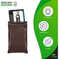 thumbnail image 4 of PUREVACY Amber Zip Bags Pack of 1000 Brown Poly & Plastic Pa, 4 of 7