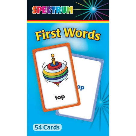 - CD-734005 - Spectrum Flash Cards First Words Gr Pk-1 by Carson Dellosa