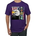 thumbnail image 1 of Wild Bobby, American Flag Godbless our Defenders Branches of Military, Men Graphic Tees, Purple, 5XL, 1 of 3