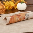 thumbnail image 7 of Thanksgiving Placemats Set of 6 Fall Place Mats Pumpkin Maple Leaves Table Mats Washable Non-Slip Heatproof Woven Placemats for Dining Table (17.7" X 11.8"), 7 of 7