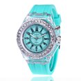 thumbnail image 1 of Reloj luminoso LED colorido para hombres y mujeres, reloj de cuarzo fluorescente para estudiantes y hombres, 1 of 6