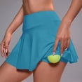thumbnail image 5 of SGMVNU Womens Tennis Skirt Pleated Athletic Skirts Size: L Sky Blue, 5 of 5