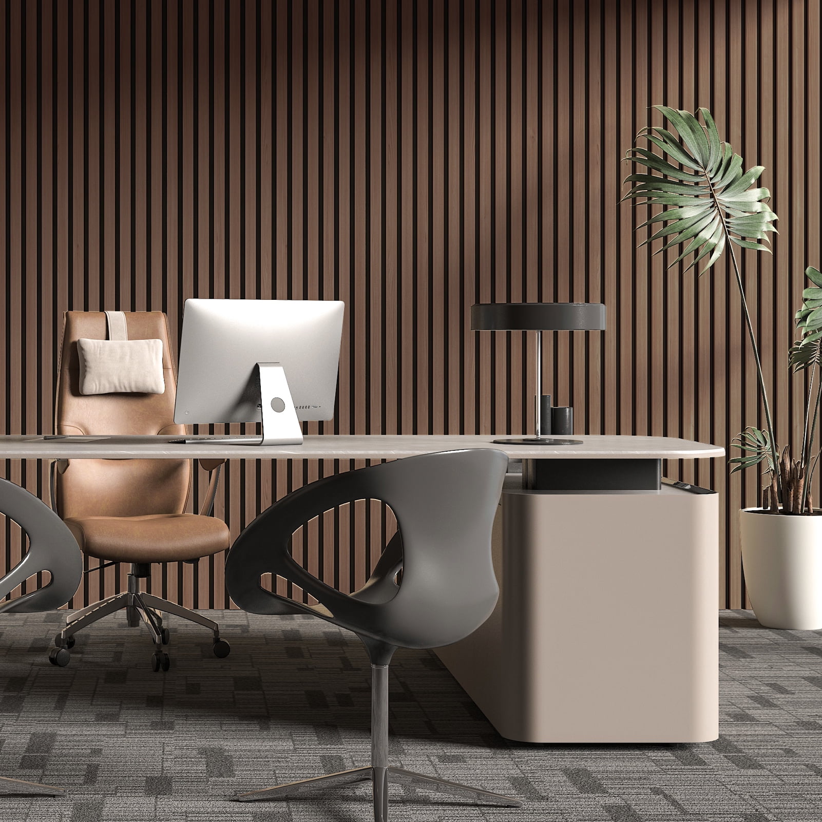 20Pcs 24" x 12" Wood Slat Acoustic Wall Paneling for Modern Interior wall Decor,MDF Accent Wooden Wall Panels, 40 Sq.ft,Deep Walnut