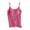 Watermelon Red, variant on Women's Seamless Camisole with Built-In Bra, Wirefree Padded Shelf Bra Top, Soft Modal Blend Tank for Lounge, Yoga, and Casual Wear