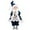 Blue, variant on STP Goods Santa Claus with Gift Bag Hanging Collectible Doll 9” (22 cm) Santa Claus Christmas Figurine Holiday Décor Xmas Hanging Decoration Xmas Figure Doll Decoration Xmas Tree Ornament, Gold White