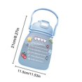 thumbnail image 4 of Cute Water Bottles 1300Ml Large Capacity Big Pot Belly Water Bottle For Girls Kids School, 4 of 5
