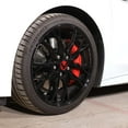 thumbnail image 2 of TINKI Soft Carbon Fiber Wheel Decal Sticker Fit for Chevrolet Corvette C8 2020-2023, Car Wheel Hub Trim Decal, Wheel Rim Surrounding Hub Rings Trim Sticker, 2 of 7