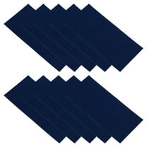 Down Jacket Repair Patch 4" x 8", 10 Pack Self Adhesive Nylon Fabric Patch for Tent Clothes, Dark Blue