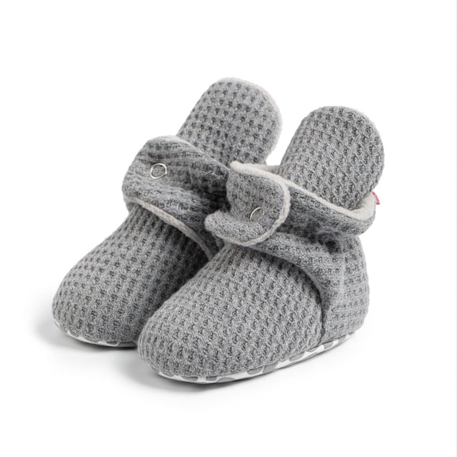 YUNAFFT Baby First Walkers Non-Slip Stay-On Winter Shoes Pure Color Warm Design Functional Comfort