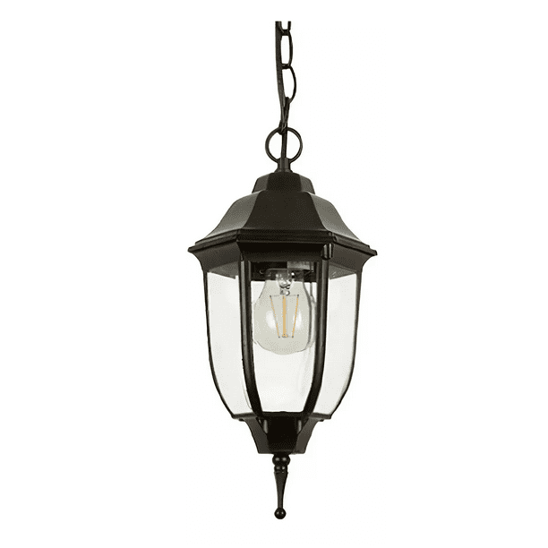Lampara de Exterior Decorativa Suspendido 26 W Color Negro BLOOSOM