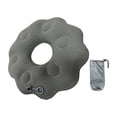 thumbnail image 3 of Garende Inflatable Donut Cushion Flocking Ergonomic Foldable Lightweight Daily Use Donut spring valve, 3 of 8